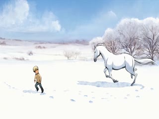 男孩、鼹鼠、狐狸和马